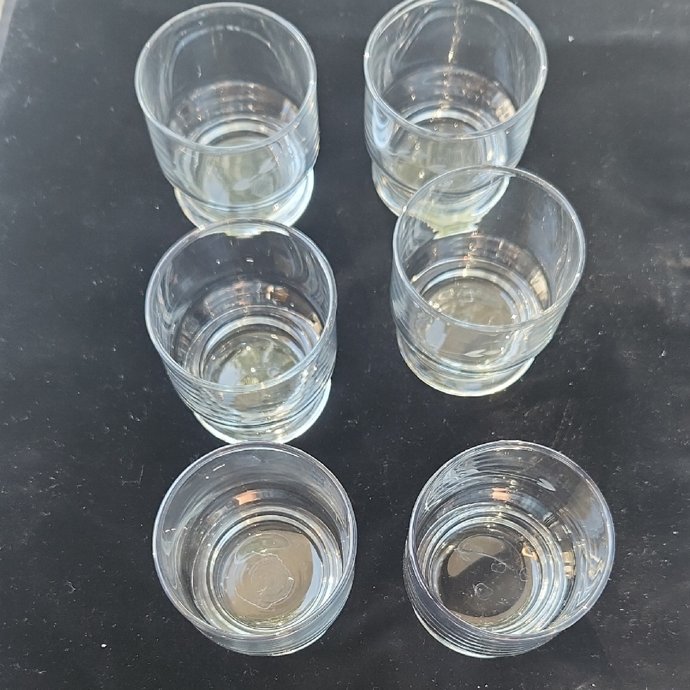 Princess House Clear Glass Tumbler Set Of 6